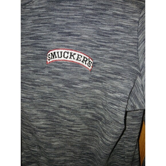 Smuckers Columbia Hooded Jacket Womens Size Small Heathered Pockets Full Zip - Picture 12 of 16